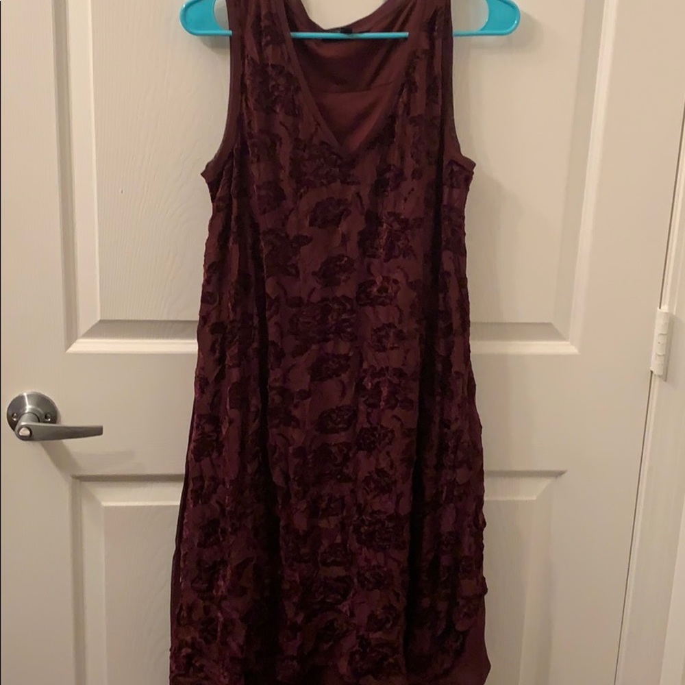 Simply Vera Dark Burgundy Dress